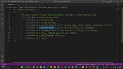 The Art of Doing - Web Development for Beginners - About Me Project Preview Instructional Video