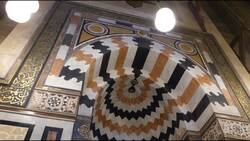 Egypt, Cairo - Al-Rifai Mosque -Mihrab Stock Footage