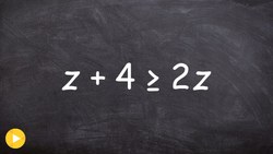 Solving and graphing an inequality with variables on both sides Instructional Video