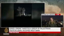 Israeli air attack kills six Palestinians in Jenin News Clip