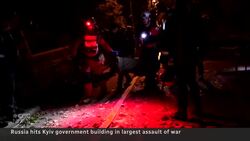 Russia hits Ukraine government building in largest air attack of war News Clip