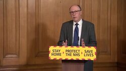 Stephen Powis speaks at Downing Street's daily press briefing on Covid-19 News Clip