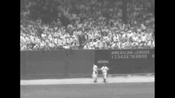 1950 All-Star baseball game at Comiskey Park News Clip