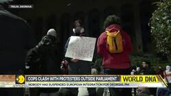 Georgia Protests: Violent Protests Erupt In Georgia Again News Clip