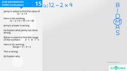 GCSE Secondary Maths Age 13-17 - Number: Types of Number and BODMAS - Explained Instructional Video