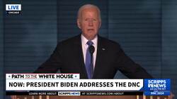 "America, I gave my best to you": President Biden concludes his speech at the DNC News Clip