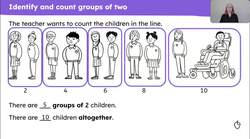 Count efficiently in groups of two Instructional Video