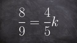 Solving a one step equation with all fractions Instructional Video