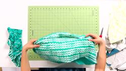 How to Cut the Strips for a No-Sew T-Shirt Scarf Instructional Video