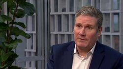 Interview with Keir Starmer speaking on COVID19 News Clip