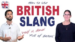 20 British Slang Phrases and Expressions - English Vocabulary Lesson Instructional Video