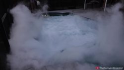 Pouring Liquid Nitrogen in a Pool - (I set my pool on fire!!) Instructional Video