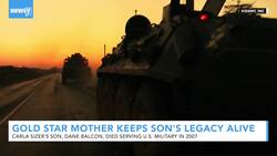 Gold Star Mother Keeps Son's Legacy Alive News Clip
