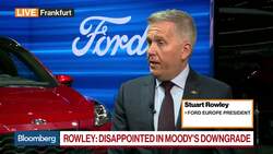Ford Doesn’t See Impact From Moody’s Downgrade: Rowley News Clip