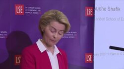 UK: Speech by European Union Commission President Ursula Von Der Leyen at the London Stock Exchange, Part Ten. News Clip