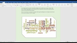 How to Create a Word Cloud in Microsoft Word Instructional Video