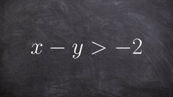 Learn how to graph a linear inequality Instructional Video