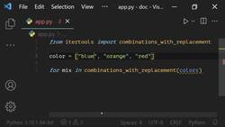 The Ultimate Guide to Python Programming With Python 3.10 - combinations_with_replacement() Instructional Video