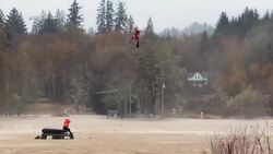 See a U.S. Coast Guard rescue after flooding in Washington state News Clip