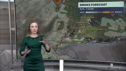 Cold temperatures, evening rain amid air quality alert in the Bronx News Clip