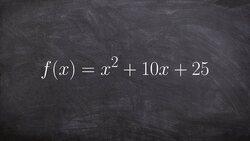 Determine the zeros for a polynomial by factoring Instructional Video