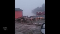 Tiny N.L. community feels wrath of high winds as decades-old fishing stage destroyed News Clip