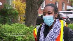 Community campaigns in Montreal bring vaccine information to people’s doors News Clip