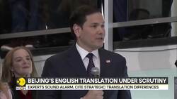 U.S. Secretary of State Marco Rubio Criticizes Beijing's English Translations as 'Never Right' News Clip