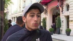 CLEAN : Fan eagerly waits for the 'great' Lionel Messi as he signs for PSG News Clip