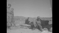 Injured US and North Korea POWs; US rocket launcher training during Korean War News Clip