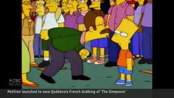 Fans launch petition to save Québécois version of The Simpsons News Clip
