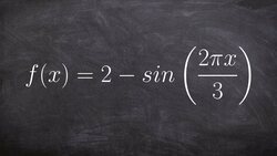 Graphing the Sine Function with a Vertical Shift Instructional Video