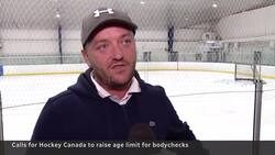 Age at which kids body check in hockey should be raised, researchers say News Clip