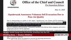 Wildfire smoke raising air quality, health concerns for Canadians News Clip