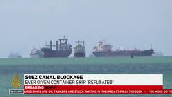 Stranded Ever Given back afloat in Suez Canal: Reports News Clip