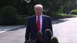 Trump defends rhetoric as he heads to Ohio, Texas News Clip