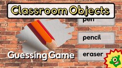 Classroom objects | A Guessing Game |English ESL Activities Instructional Video