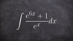 Find the antiderivative of expression with exponential terms Instructional Video
