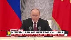 BREAKING: Putin Says Discussed Ways of Ending Ukraine War on a Fair Basis | Trump-Putin Summit News Clip