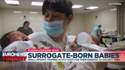 Surrogate mothers, babies and frozen embryos trapped by Ukraine war as IVF parents watch in horror News Clip