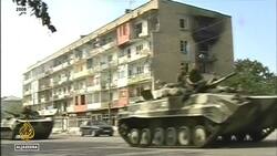 Georgians rally behind Ukraine against Russia News Clip