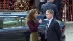 The Duchess of Cambridge arrives at Natural History Museum News Clip