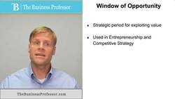 Window of Opportunity Instructional Video
