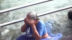 CLEAN : Coronavirus fails to deter massive Hindu Ganges pilgrimage News Clip