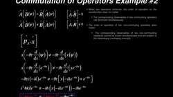 Quantum Mechanics | Commutation of Operators [Example #2] Instructional Video
