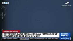 All-female Blue Origin crew successfully launches into space News Clip