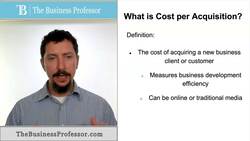 Cost per Acquisition Instructional Video