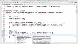 Spring Framework Master Class - Java Spring the Modern Way - Step 06 - Executing the findAll Method Using CommandLineRunner Instructional Video
