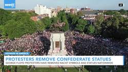 Protesters Shift Focus To Removing Racist And Confederate Monuments News Clip