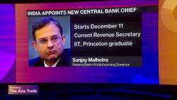 India Names Malhotra to Lead Central Bank News Clip